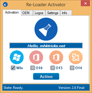 ReLoader Activator 3.3 खिड़कियाँ + कार्यालय [अद्यतन] {2018}