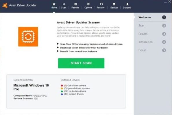 Avast Driver Updater v2.3.3 Serial Key Full Crack (License Key) 2018