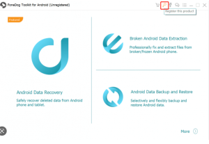 Fonedog toolkit iPhone & Android Data Recovery [PC]